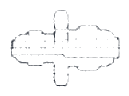 Reducer, Flared Tube to Flared Tube
