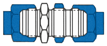 Union/Reducer, Flared Tube to Bulkhead